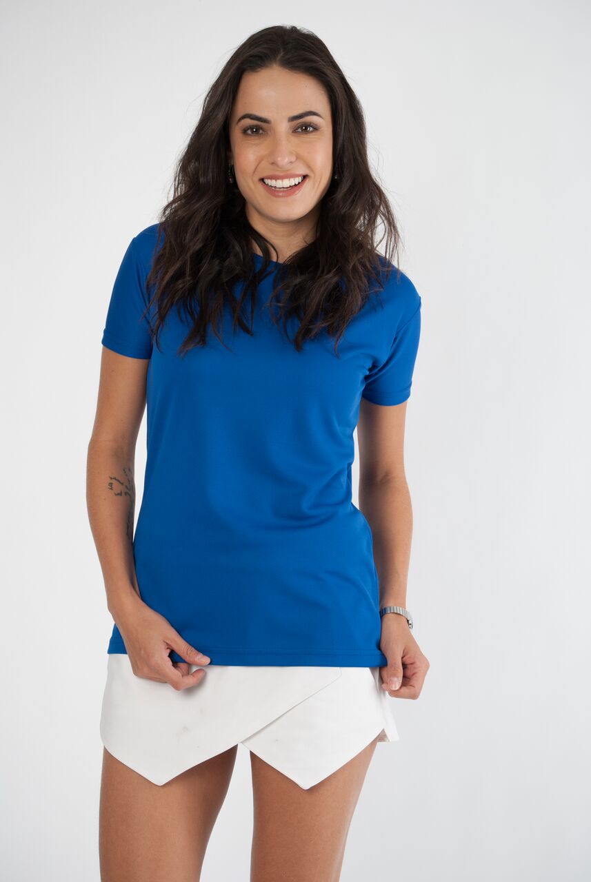 Playera de Cuello Redondo para Dama ULTRA-DRY 100% Poliéster 117D