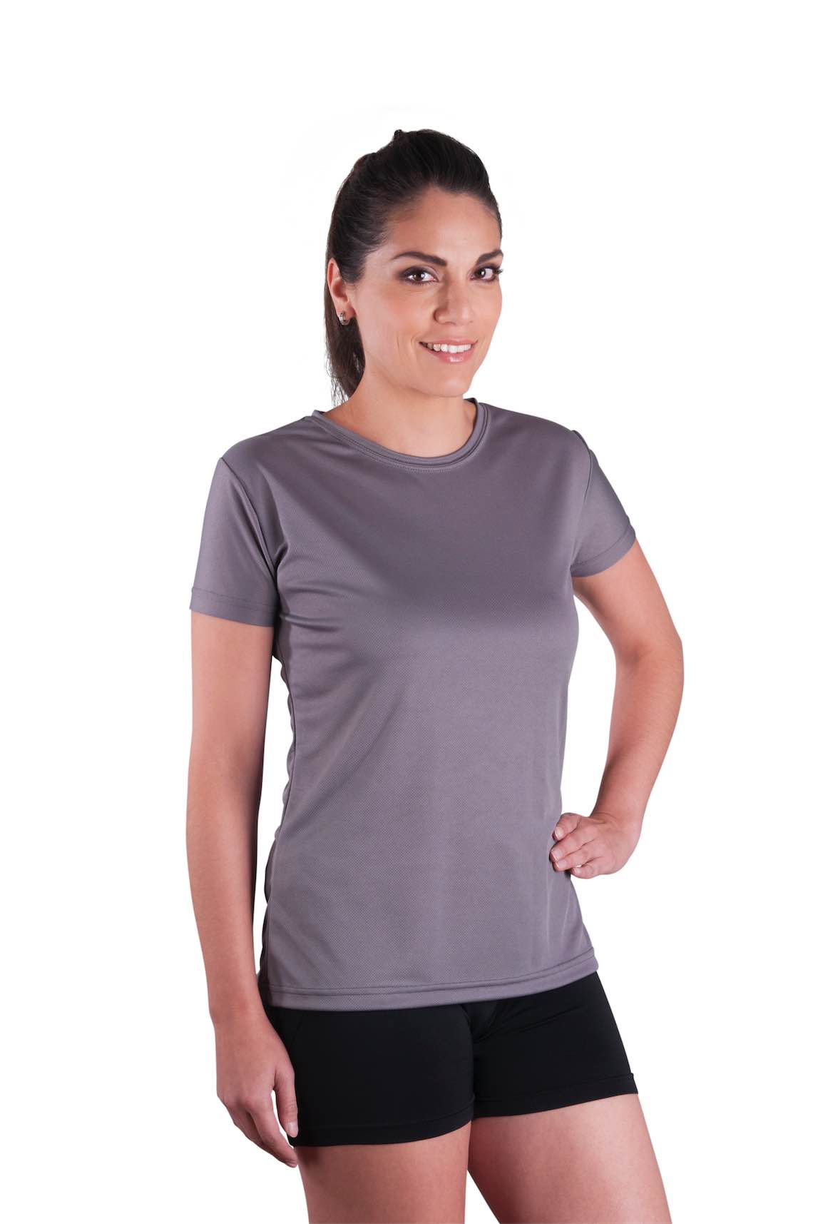 Playera de Cuello Redondo para Dama ULTRA-DRY 100% Poliéster 117D