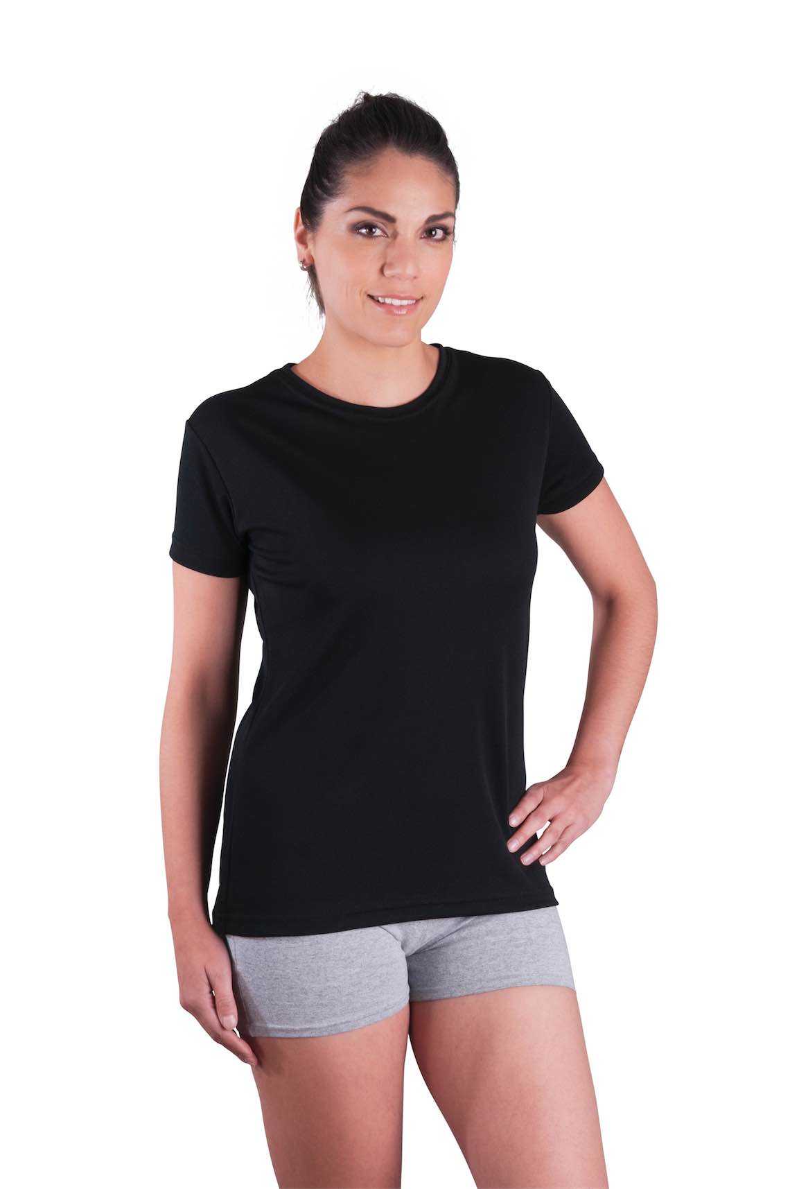 Playera de Cuello Redondo para Dama ULTRA-DRY 100% Poliéster 117D