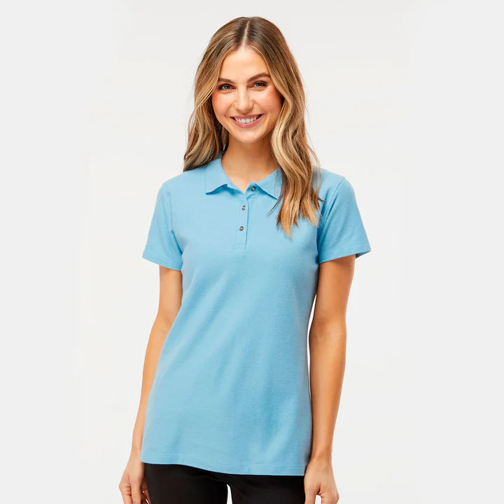 Playera Polo de Pique para Dama M&0 100% Algodón 7600