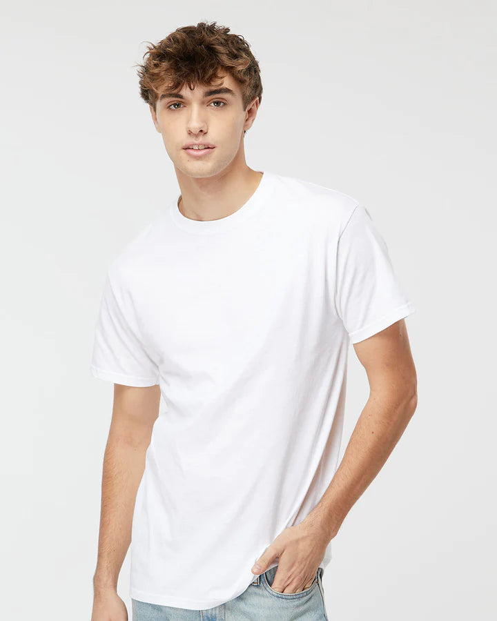 Playera de Cuello Redondo M&O 100% Algodón #4800 (Colores Básicos)