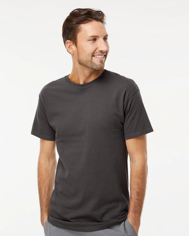Playera de Cuello Redondo M&O 100% Algodón #4800 (Colores Básicos)