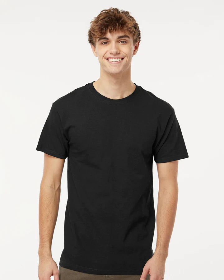 Playera de Cuello Redondo M&O 100% Algodón #4800 (Colores Básicos)