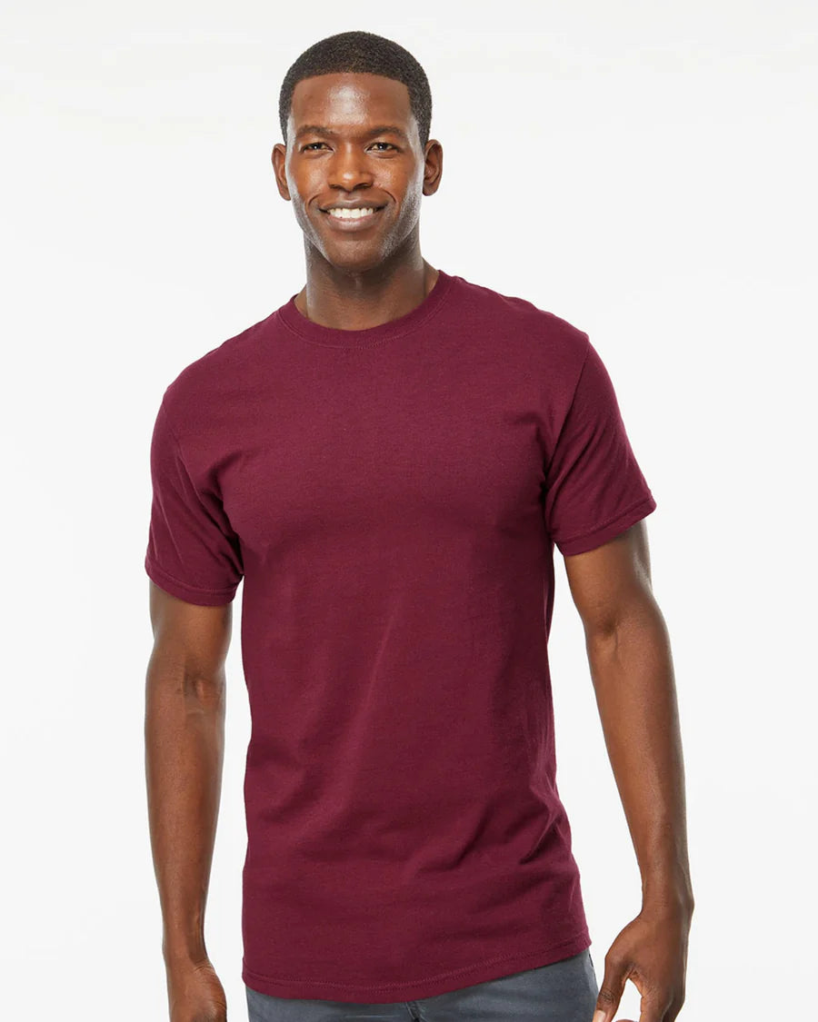 Playera de Cuello Redondo M&O 100% Algodón #4800 (Colores Básicos)